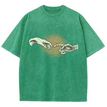 First Contact Vintage Distressed T-shirt