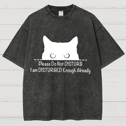 Please Do Not Disturb Vintage Distressed T-shirt