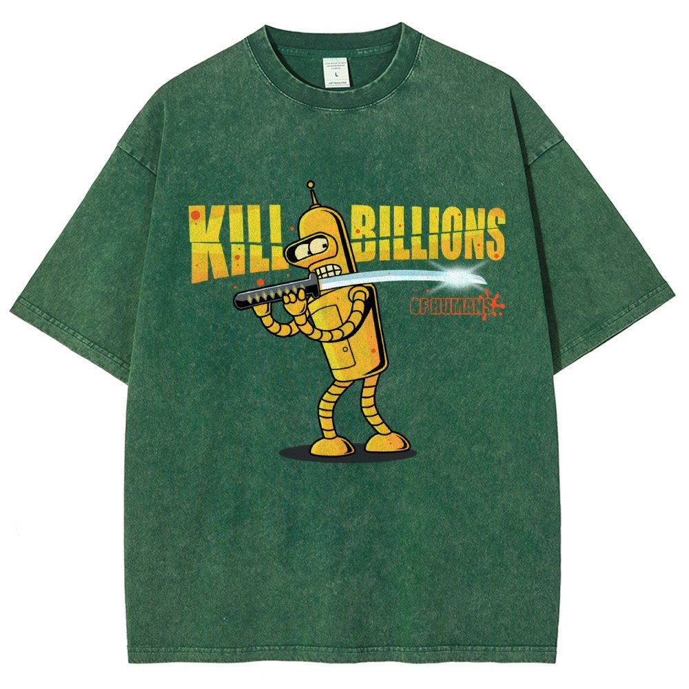 Kill Billions Vintage Distressed T-shirt