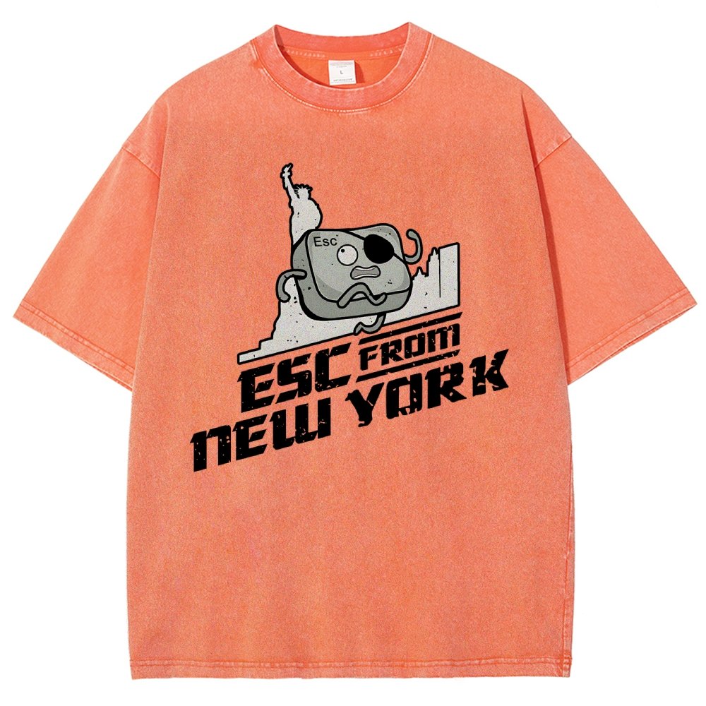 Esc from New Town Vintage Distressed T-shirt