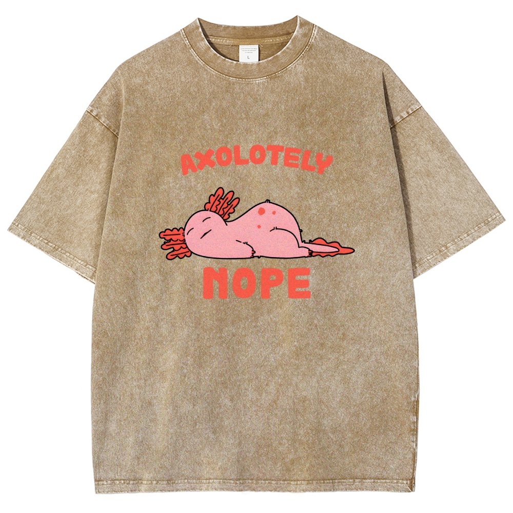 Axo Nope Vintage Distressed T-shirt