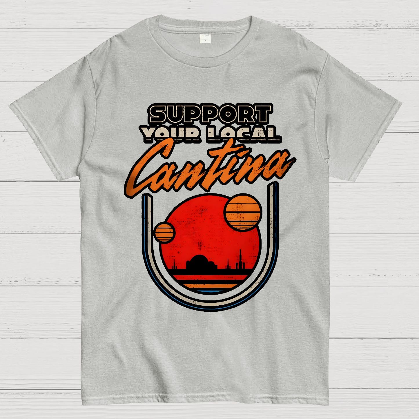 Support Your Local Hangout Geek T-Shirt