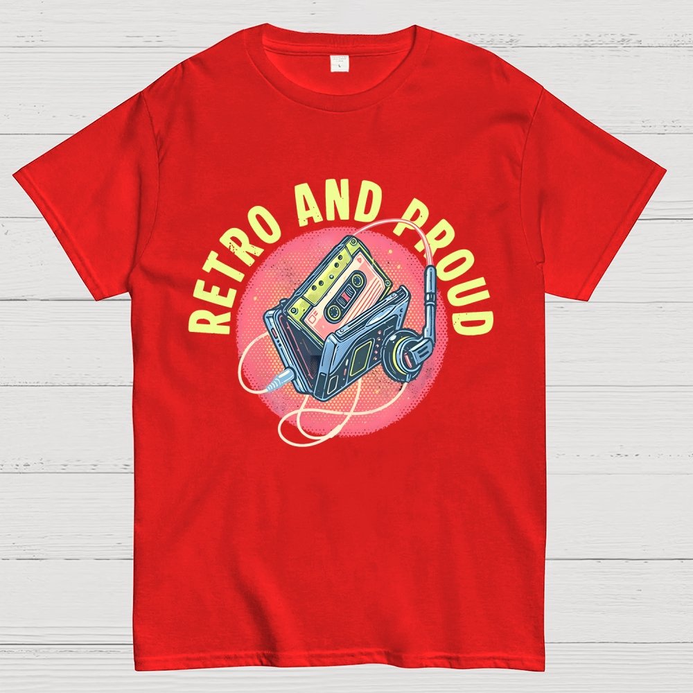 Retro and Proud Unisex Geek T-Shirt