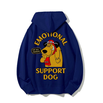 Support Or Not? Printed Back Unisex Cotton Hoodie