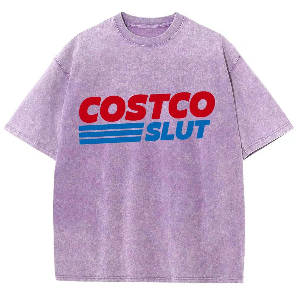 Costco Slut Vintage Distressed T-shirt