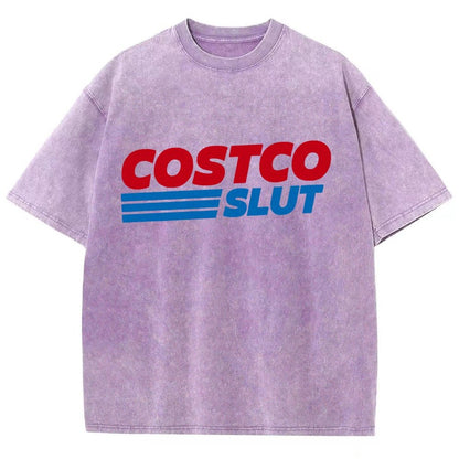 Costco Slut Vintage Distressed T-shirt