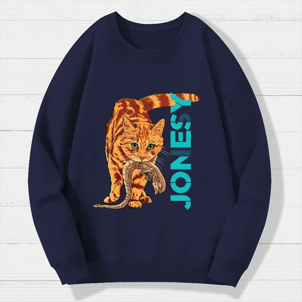 Jonesy Geek Cotton Sweatshirt