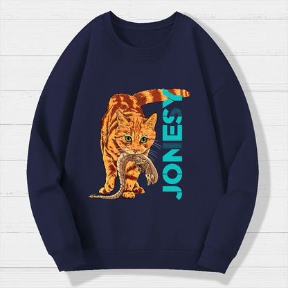 Jonesy Geek Cotton Sweatshirt
