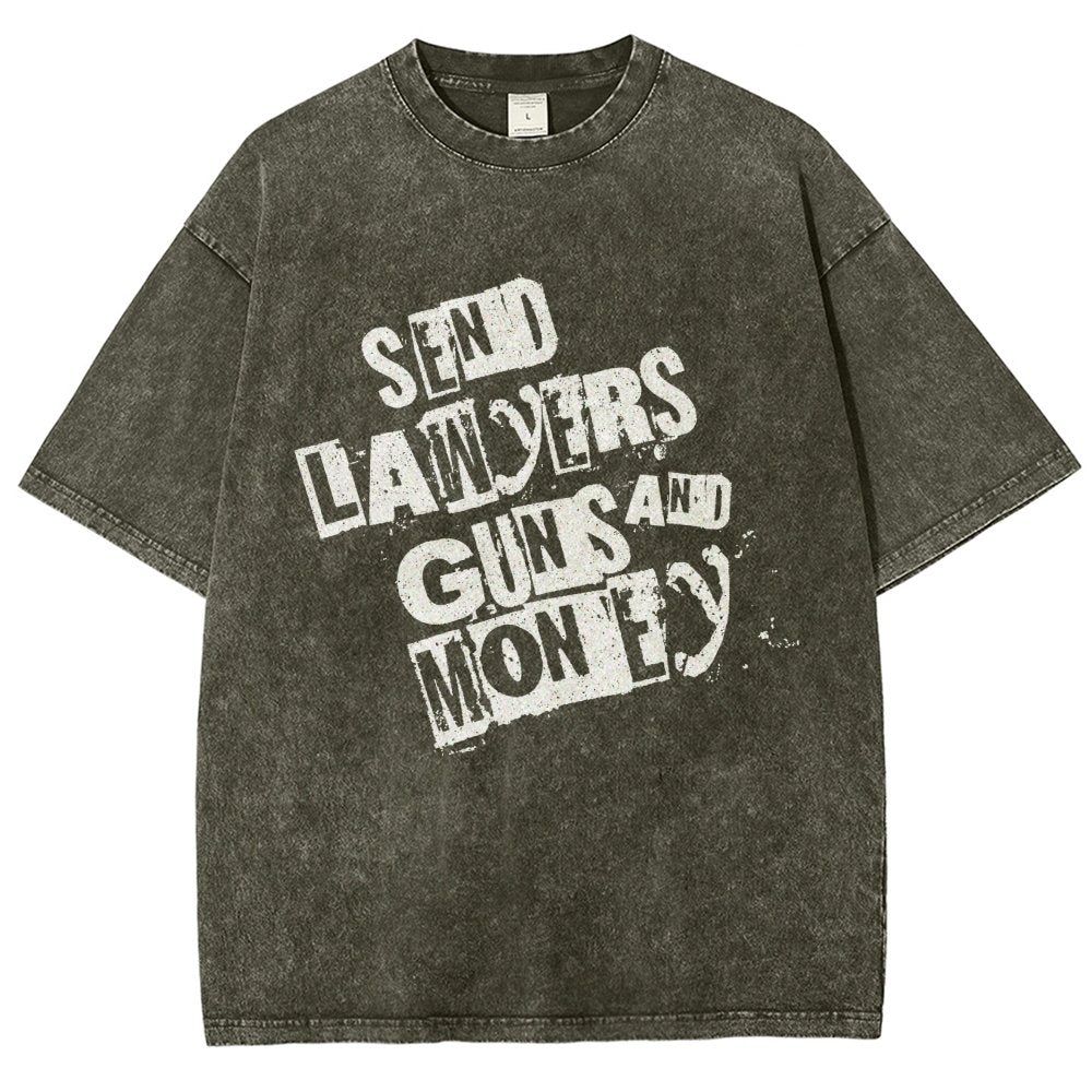 Send Lawyers Guns And Money Vintage Distressed T-shirt