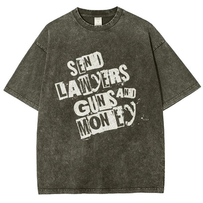 Send Lawyers Guns And Money Vintage Distressed T-shirt