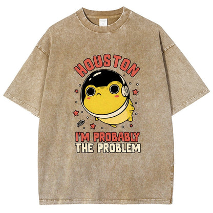 Houston Im Probably The Problem Vintage Distressed T-shirt