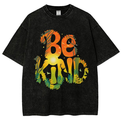 Be Kind Vintage Distressed T-shirt