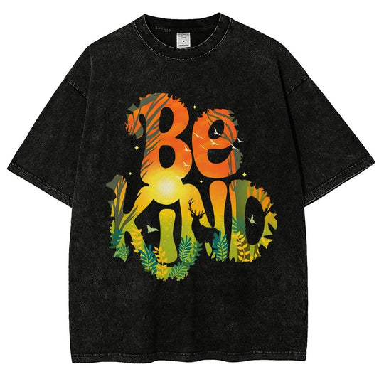 Be Kind Vintage Distressed T-shirt