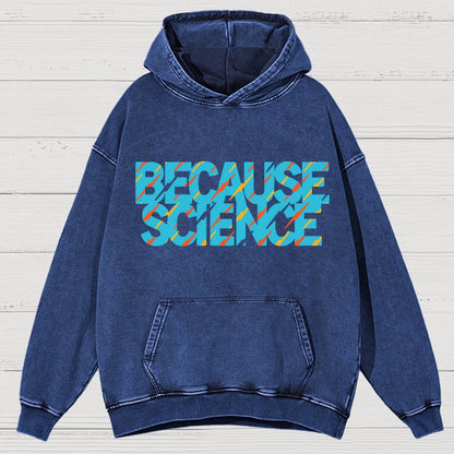 Because Science Vintage Distressed Hoodie