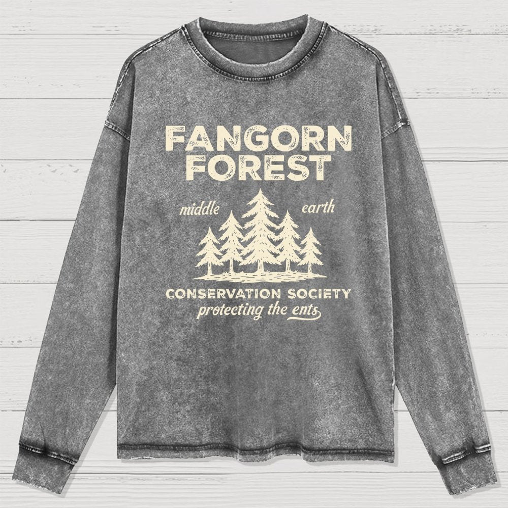 Enchanted Forest Washed Long Sleeve Tee