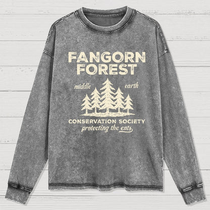 Enchanted Forest Washed Long Sleeve Tee