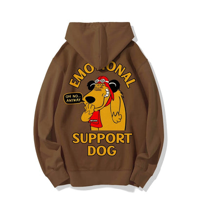 Support Or Not? Printed Back Unisex Cotton Hoodie