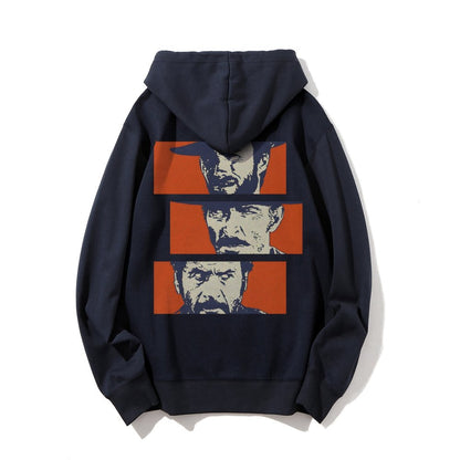 Buono Brutto Cattivo Printed Back Unisex Cotton Hoodie