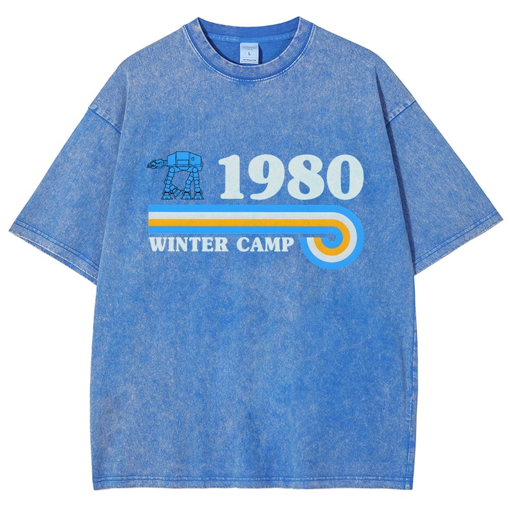 Winter Camp Vintage Distressed T-shirt