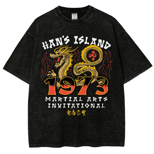 Sun's Island Martial Arts Invitational 1973 Vintage Distressed T-shirt