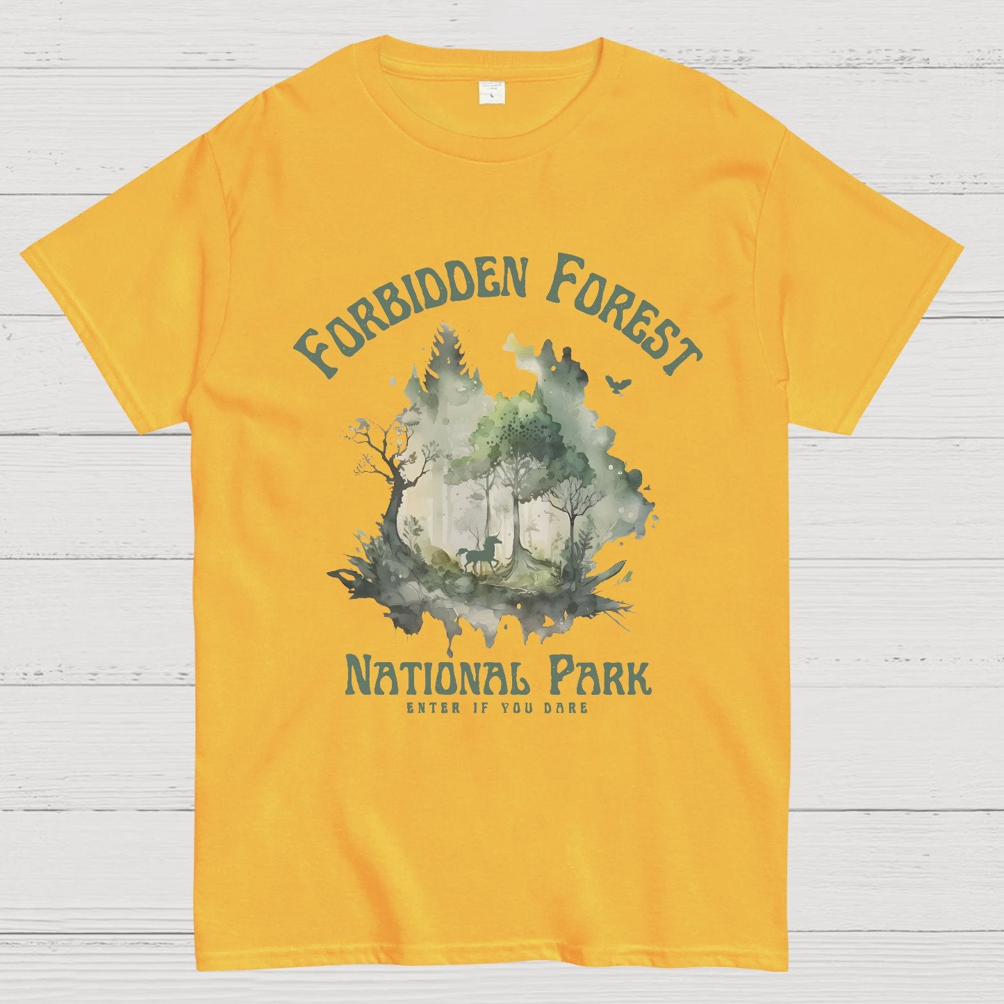 Forbidden Forest National Park Geek T-Shirt