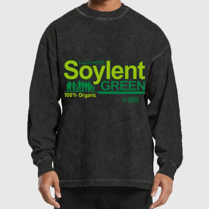 Soylent Green Geeky Washed Long Sleeve Tee