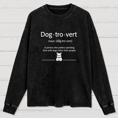 Dog-Tro-Wash Washed Long Sleeve Tee