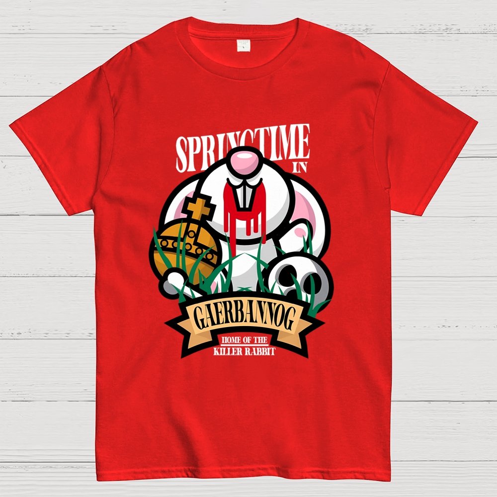 Spring Killer Rabbit Unisex Geek T-Shirt