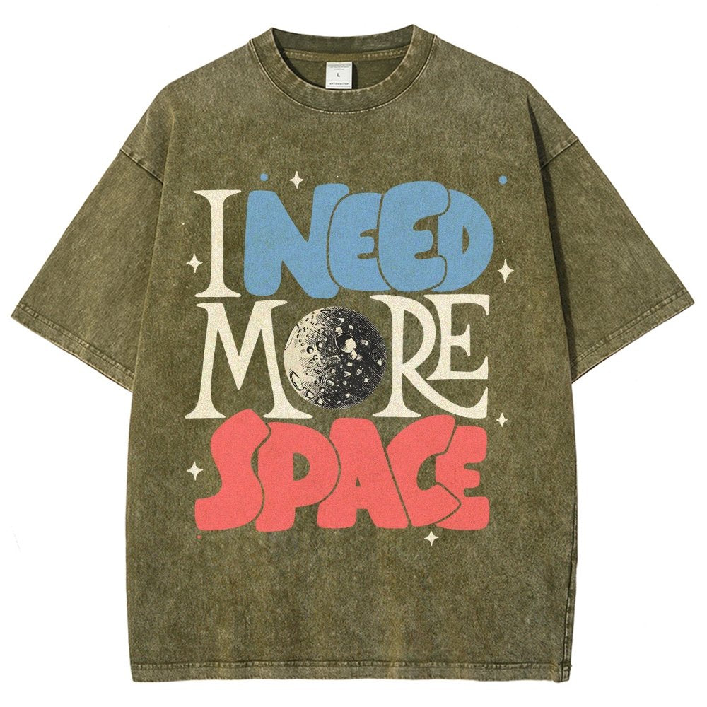 I Need More Space Vintage Distressed T-shirt