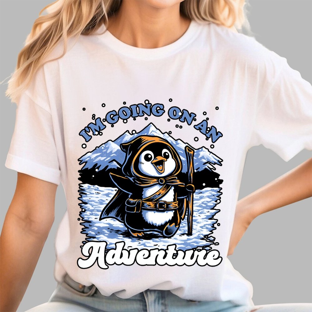 Penguin Adventure Meme Geek T-Shirt