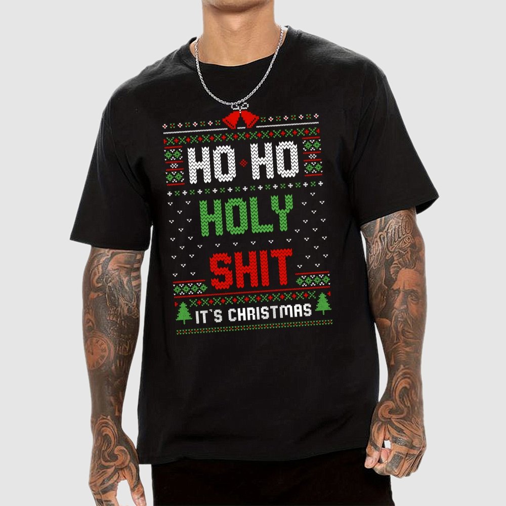 Ho Ho Holy Shit It's Christmas Geek T-Shirt