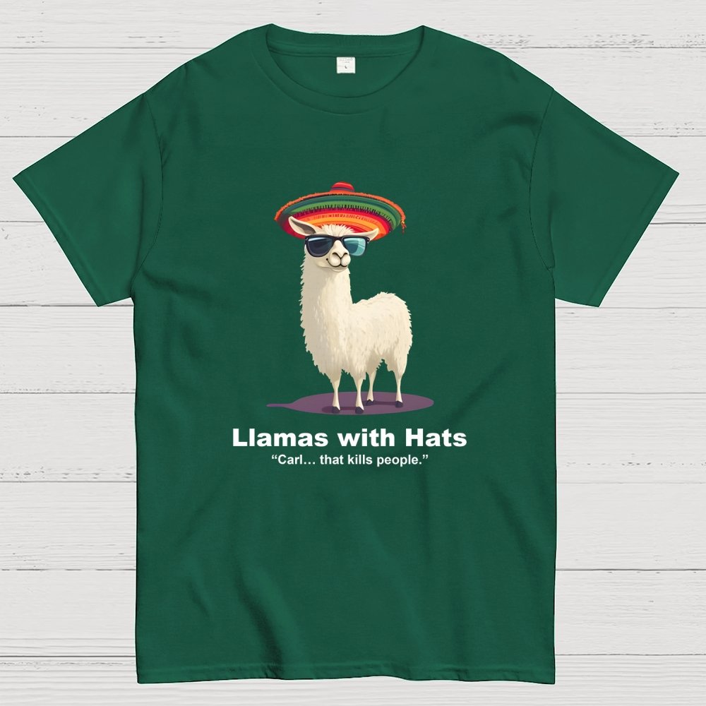 Llamas with Hats Geek T-Shirt
