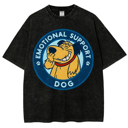 Dog Support or not Vintage Distressed T-shirt