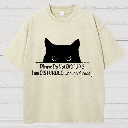 Please Do Not Disturb Vintage Distressed T-shirt