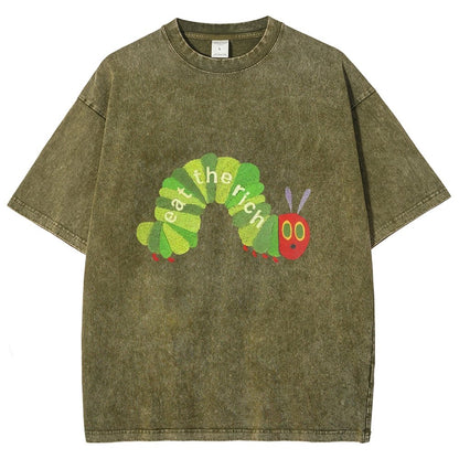 Eat the Rich Vintage Distressed T-shirt