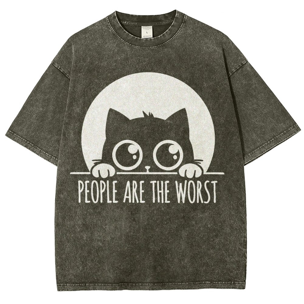 People Are The Worst Vintage Distressed T-shirt