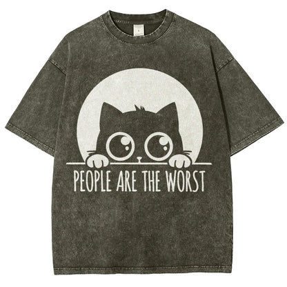 People Are The Worst Vintage Distressed T-shirt