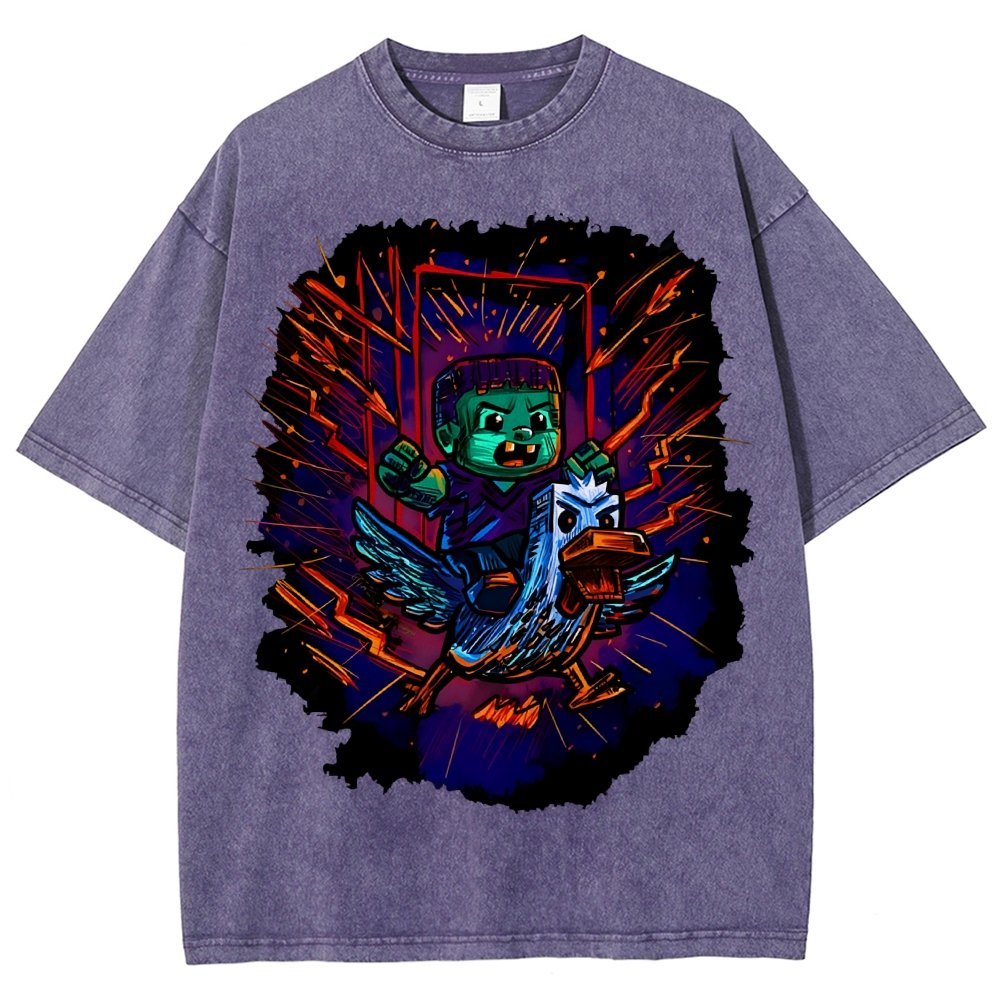 What the Cluck Vintage Distressed T-shirt