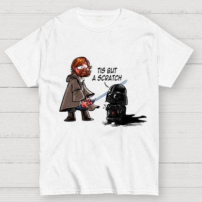 Scratch Skirmishes Tis But A Scratch Geek T-Shirt