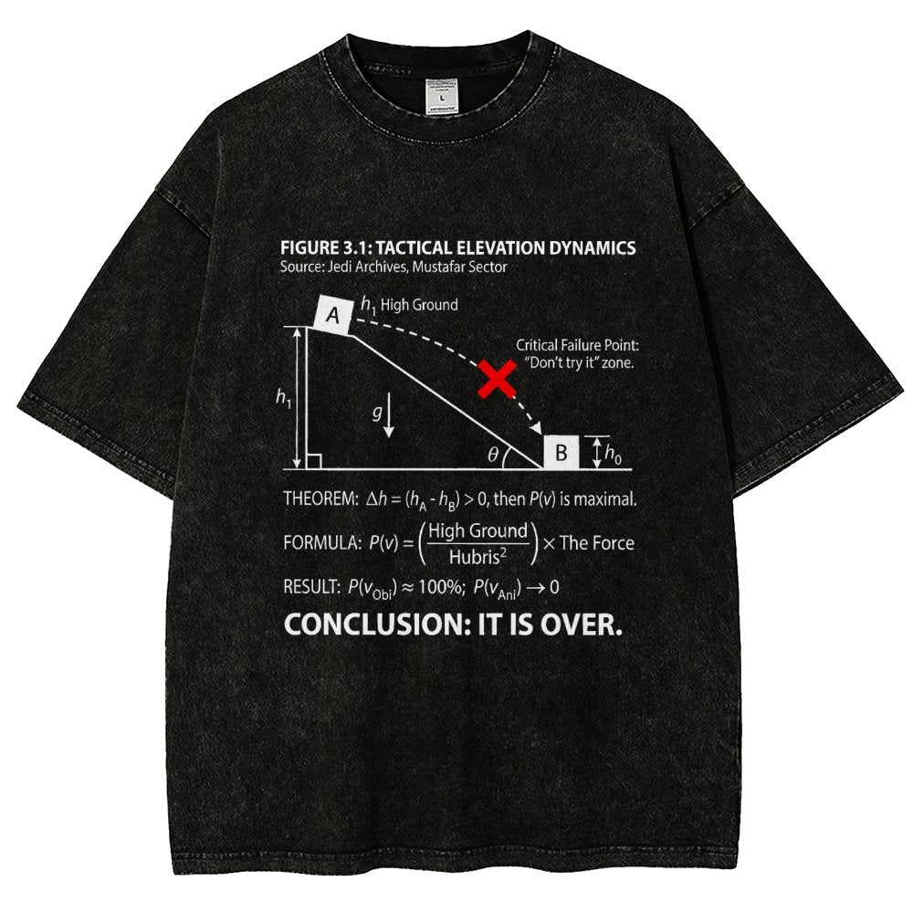It Is Over Art Print Vintage Distressed T-shirt