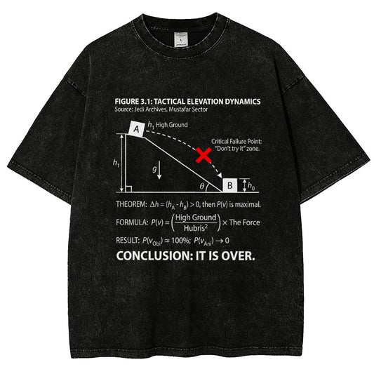 It Is Over Art Print Vintage Distressed T-shirt