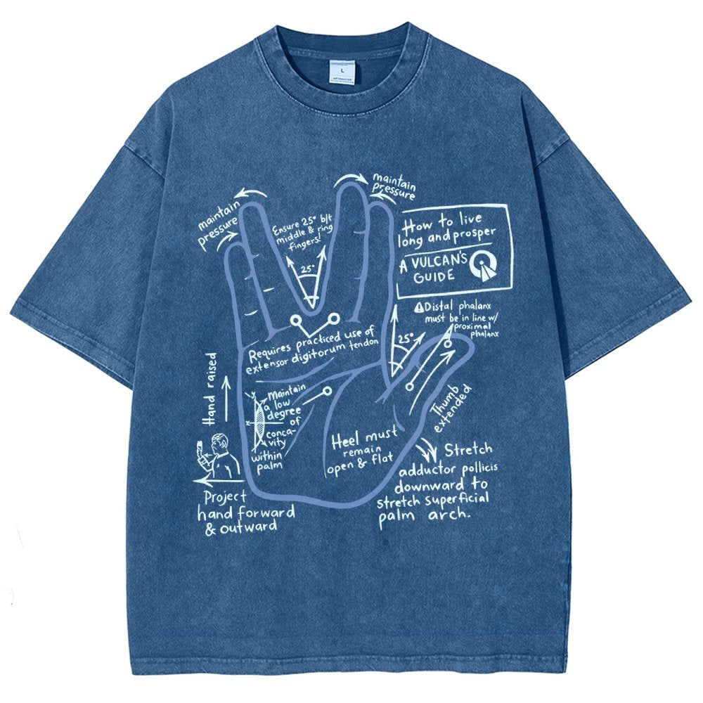How To Live Well & Thrive Vintage Distressed T-shirt