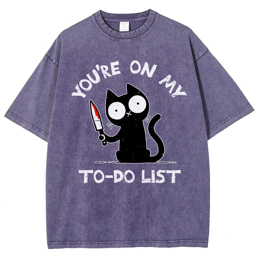 You're On My To-Do List Vintage Distressed T-shirt