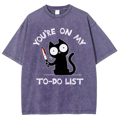 You're On My To-Do List Vintage Distressed T-shirt