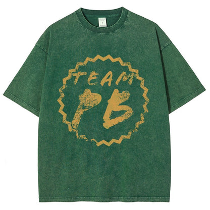 Team PB - Peanut Butter Vintage Distressed T-shirt
