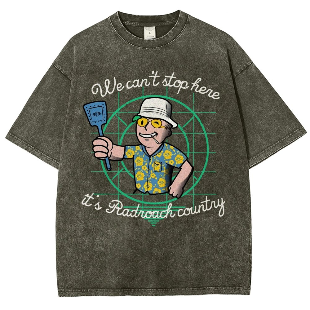 We Can’t Stop Here Vintage Distressed T-shirt