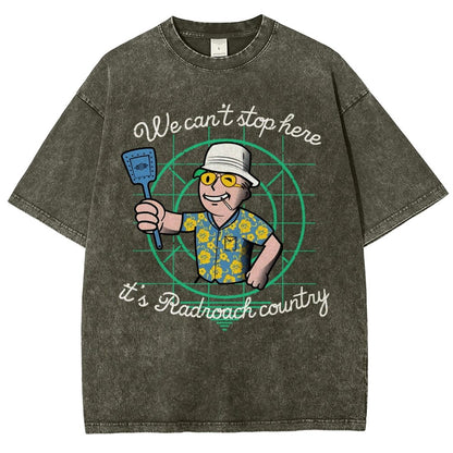 We Can’t Stop Here Vintage Distressed T-shirt