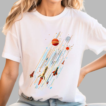 Space travel is cool Geek T-Shirt