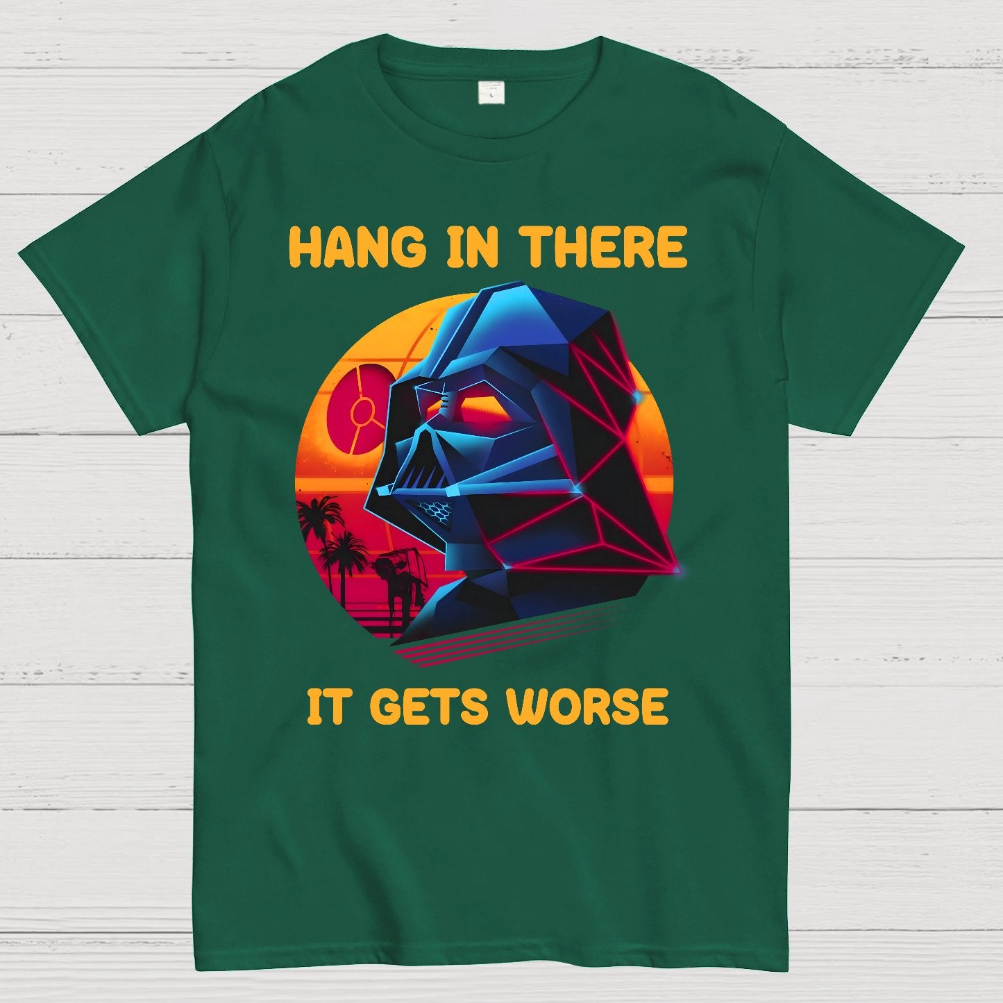 Hang In There It Gets Worse Geek T-Shirt