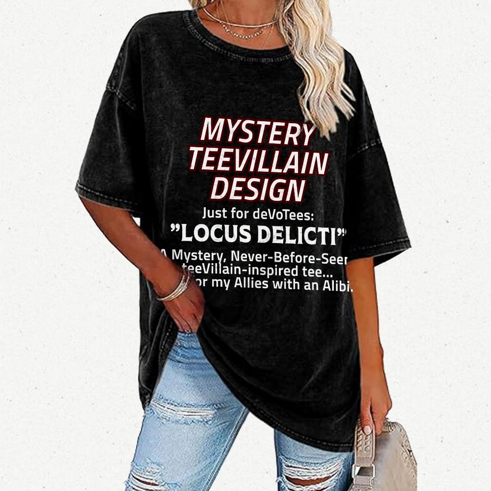 Locus Delicti Vintage Distressed T-shirt